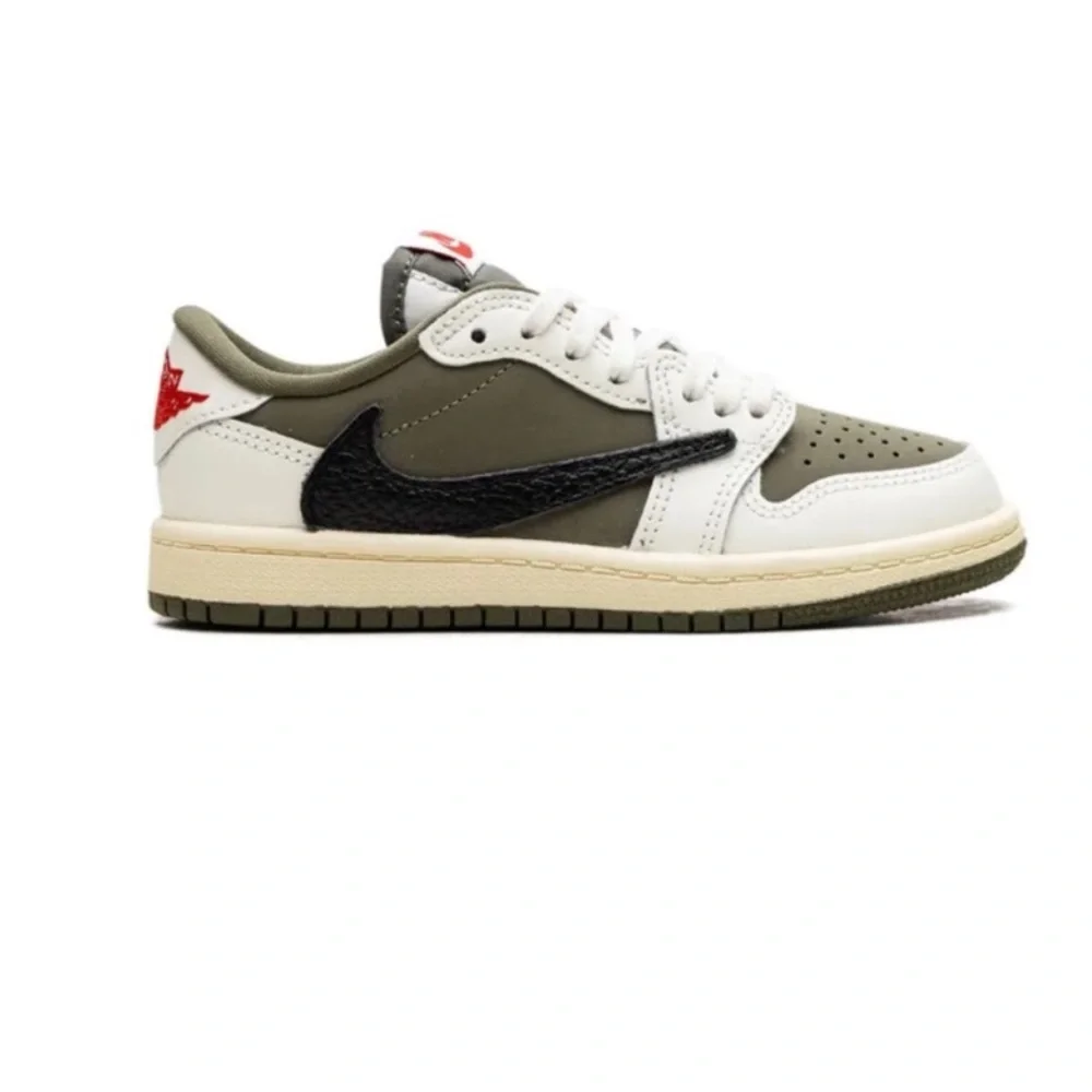 Jordan 1 Retro Low OG SP Travis Scott Nike Medium Olive Sz 11 BOY